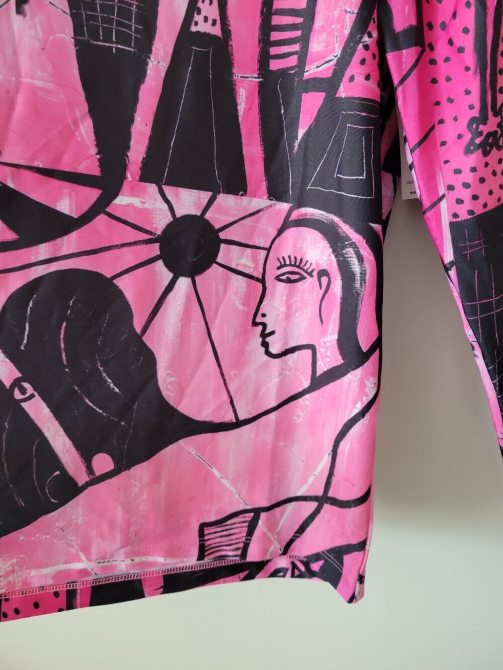 Swiminista Swim Rashguard Men's L Good Vibes Surf Shirt X James Peter Henry NWT - Picture 2 of 5